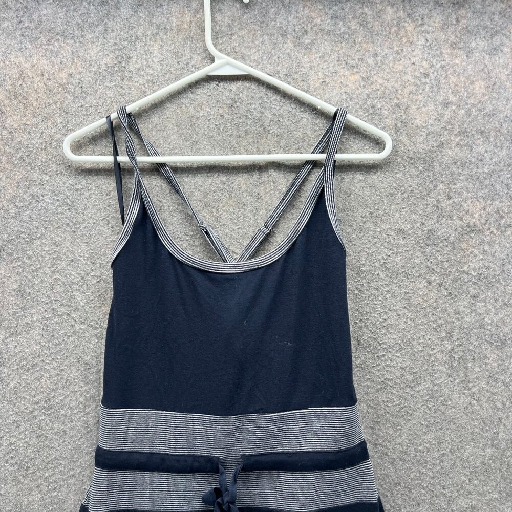 Converse Dress Women Medium Ladies Blue Sleeveless Casual Polyester A Line Vtg - Picture 2 of 11